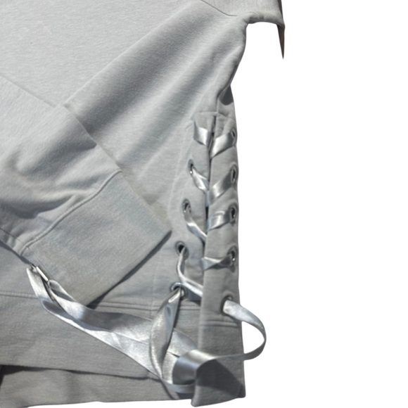 Juicy Couture Gray Lace-Up Sweatshirt - Picture 5 of 12
